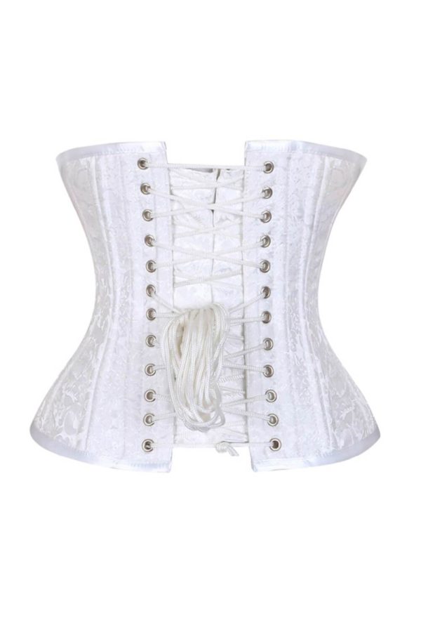 Rozlynn White Waist Training Corset - Image 5