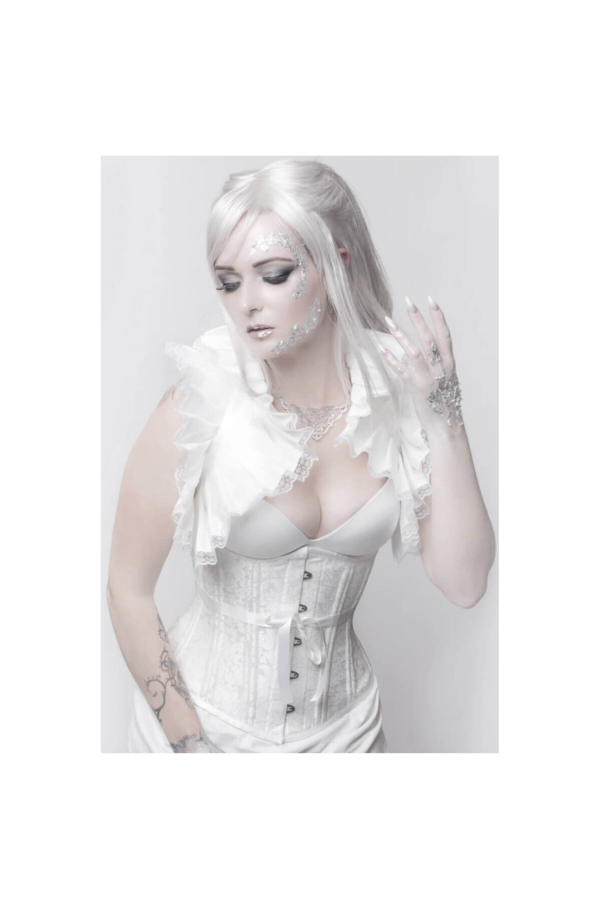 Rozlynn White Waist Training Corset