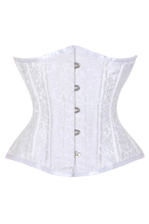 Rozlynn White Waist Training Corset - Image 3