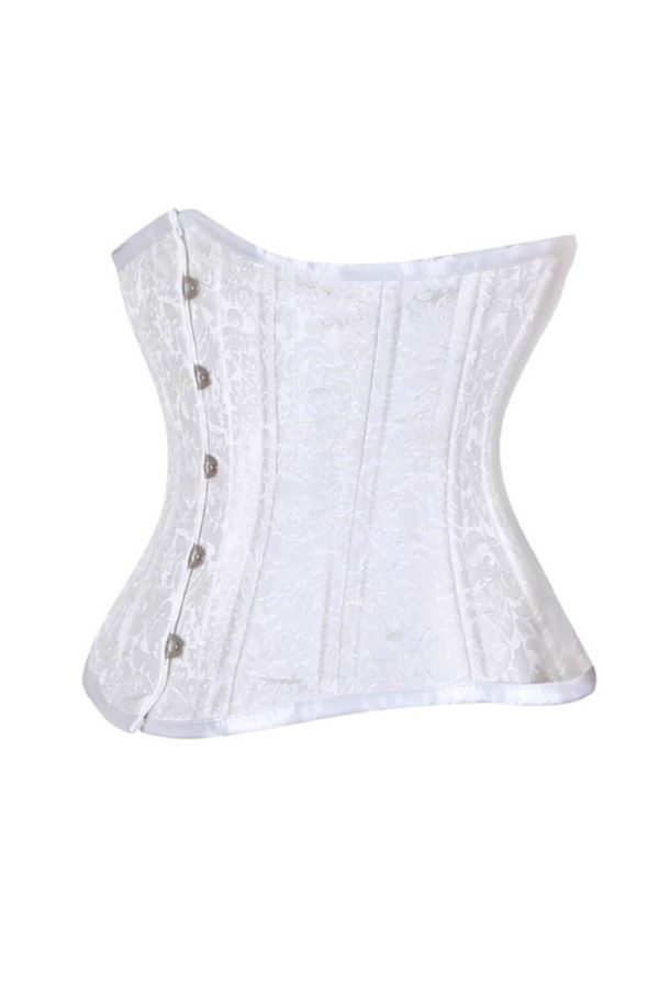 Rozlynn White Waist Training Corset - Image 4