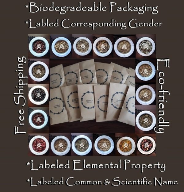 Herbs-Choose 4,5,6,7,8,9,10, Witchcraft Herbs in Eco-friendly Packaging - Image 4
