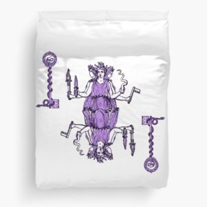 Hecate Card Duvet Cover