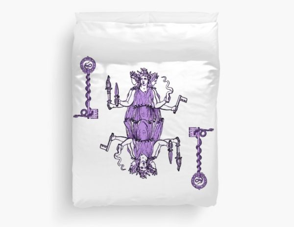 Hecate Card Duvet Cover